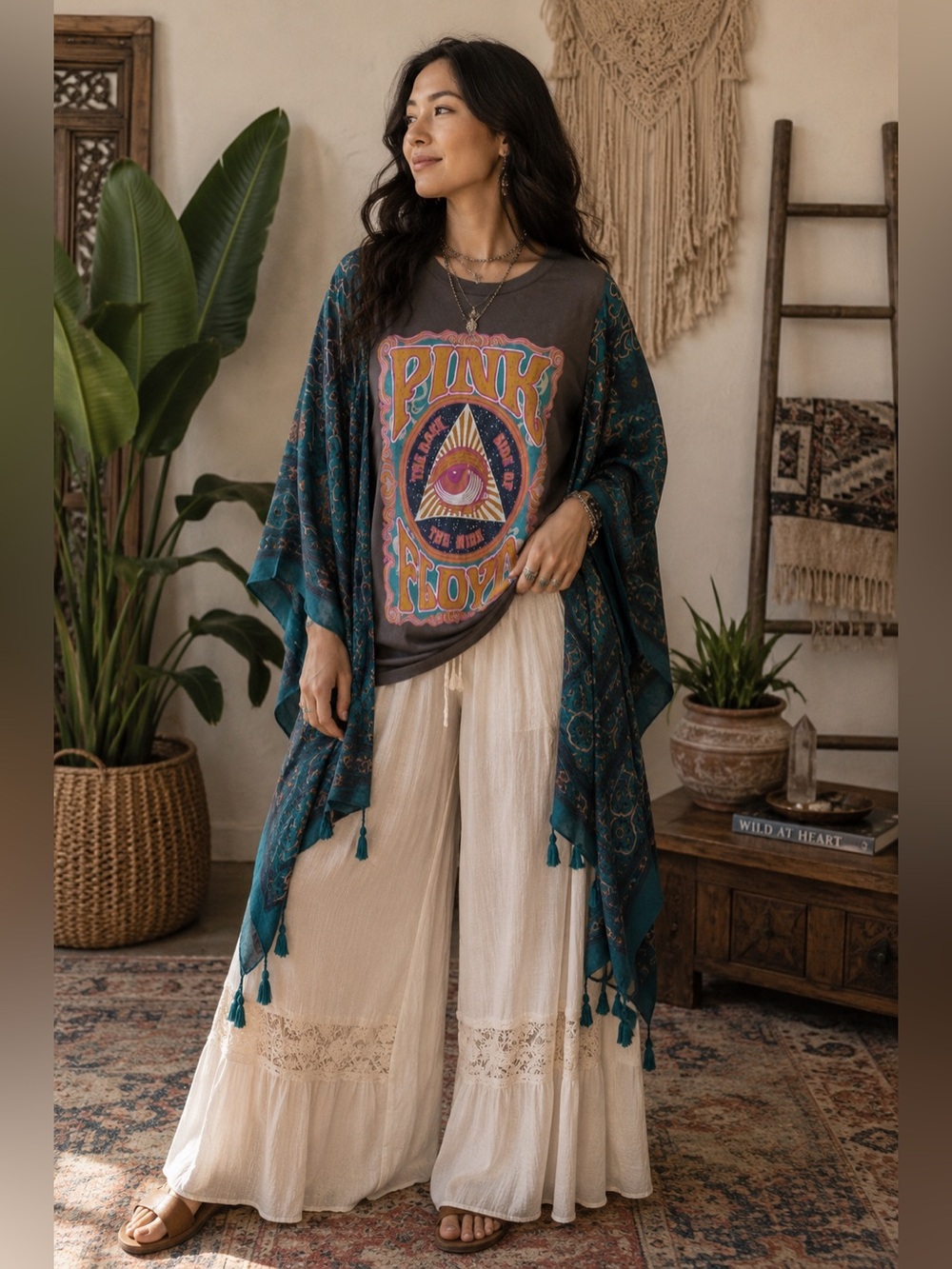 Pink Floyd Graphic Kimono Tee
